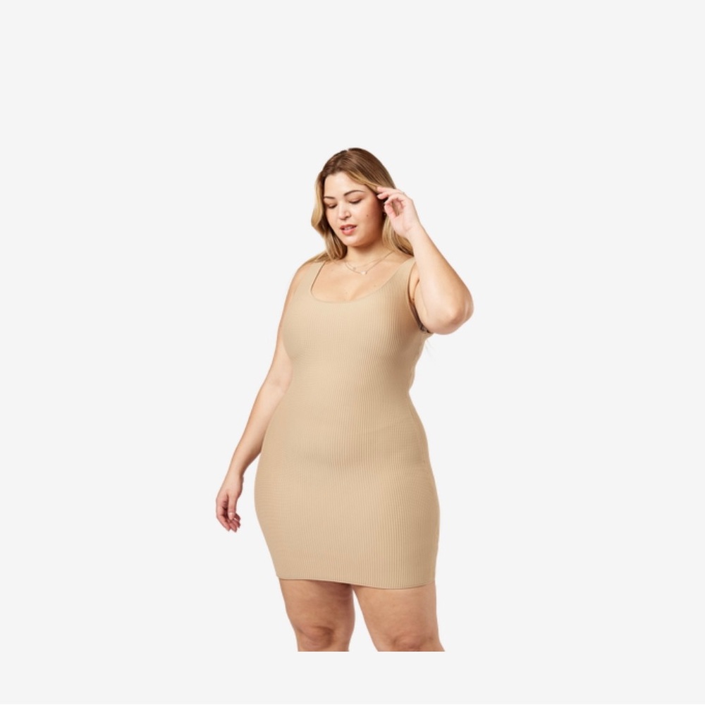 Cozi L, XL stretch midi dress.